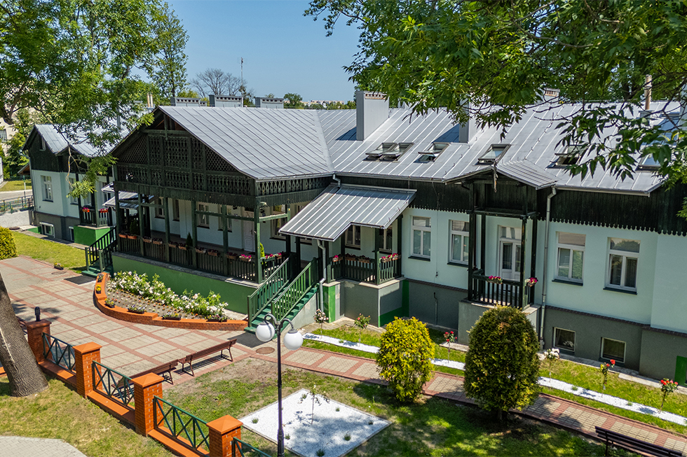 Willa Zielona, widok na wejście,