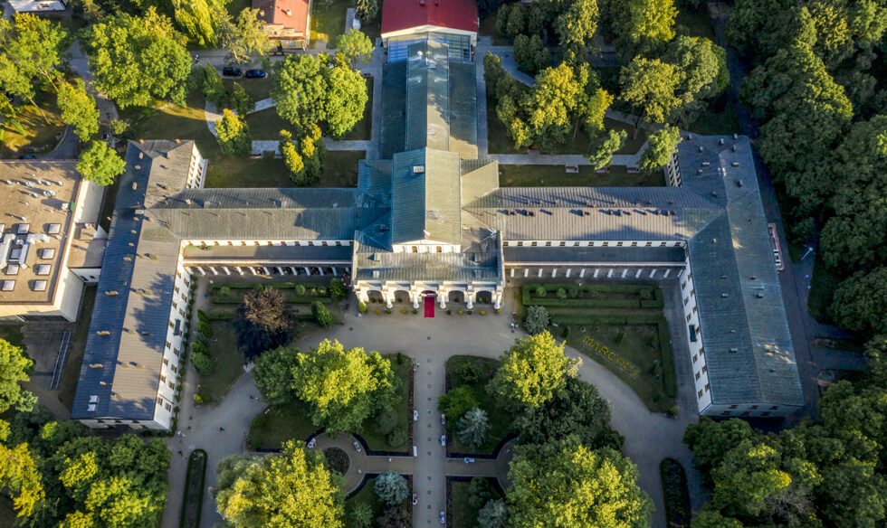 Sanatorium Marconi - widok z lotu ptaka